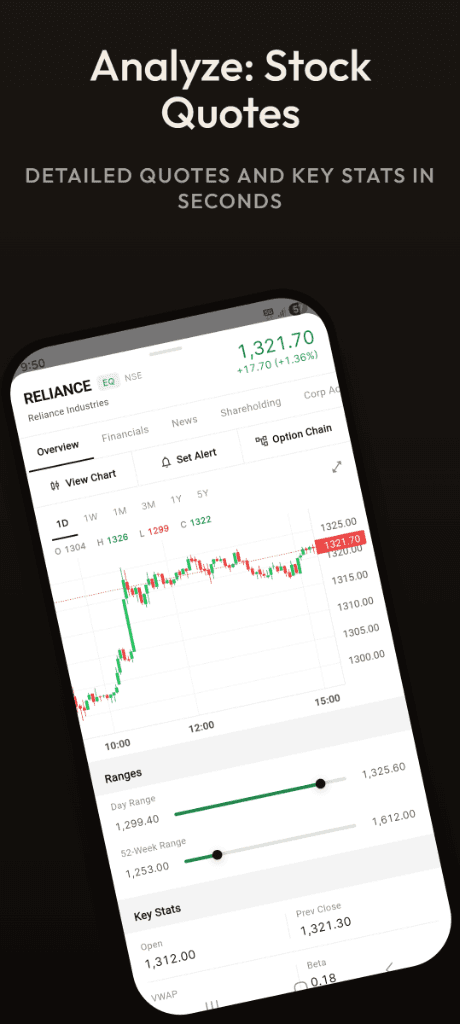Analyze Stock Quotes - Detailed quotes and key stats in seconds